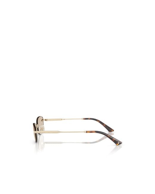 Jimmy Choo Metallic Elliptical Sunglasses