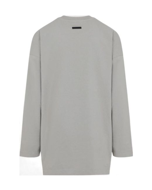 Fear Of God Gray Eternal Printed Crewneck T-Shirt for men