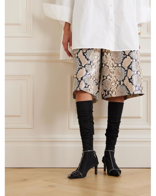 Jil Sander Black Pointed Boots