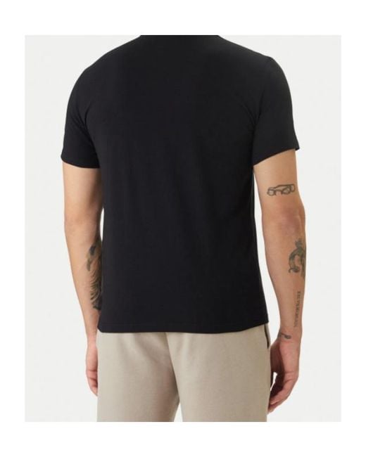 Emporio Armani Black Crew Neck T-Shirt for men