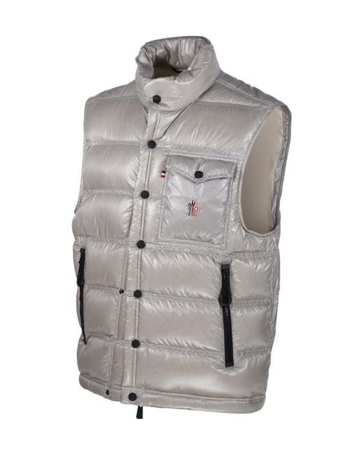 Moncler Gray Nantu Down Gilet for men