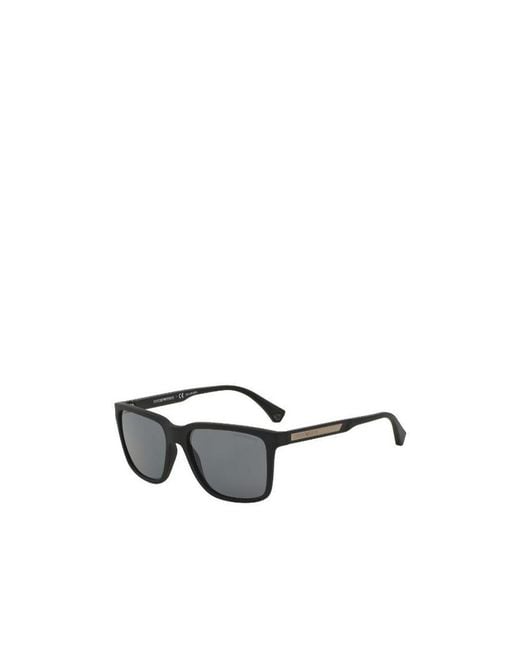 Emporio Armani Metallic Square Frame Sunglasses for men