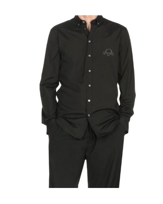 Moschino Black Long Sleeve Shirt for men