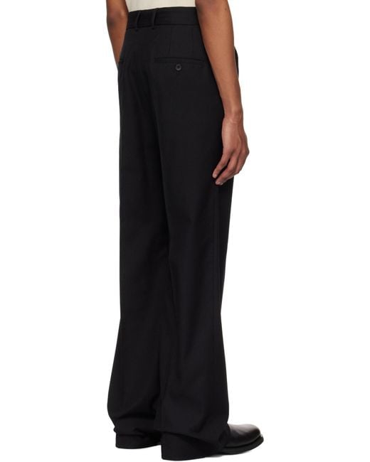 Hope Black Kore Trousers for men
