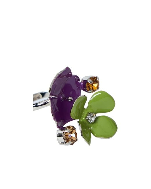 Marni Purple Flower Ring