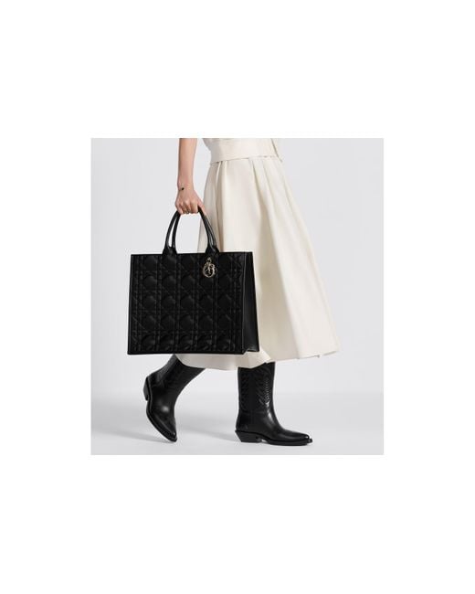 Dior Black Large Book Tote