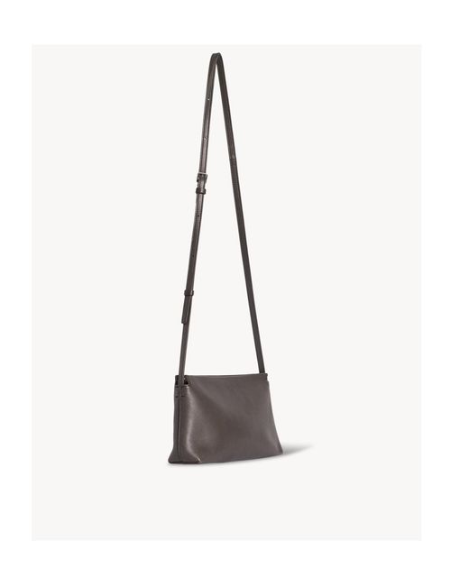 The Row White Rene Adjustable-Strap Crossbody Bag