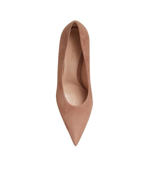 Gianvito Rossi Brown Robbie Pointed Toe Pumps