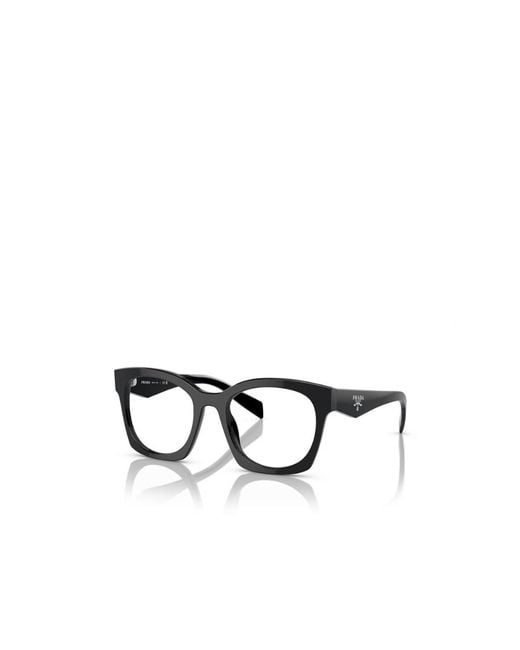 Prada White Eyewear Square Frame Glasses