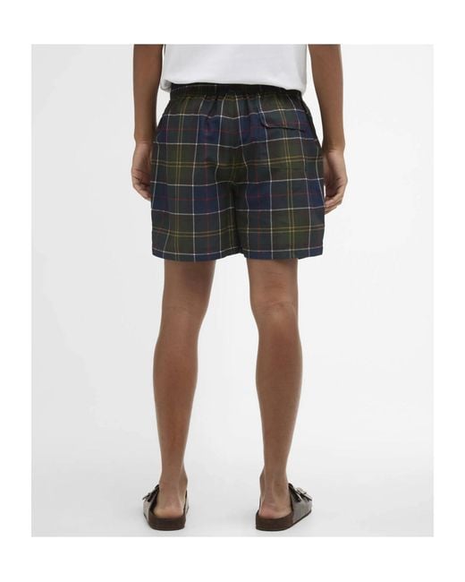 Barbour Multicolor Tartan Swim Short for men