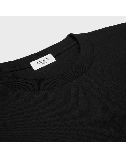 Céline Black Loose T-Shirt for men