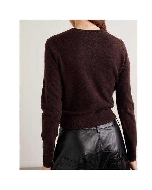 Nili Lotan Purple March Cashmere Cardigan