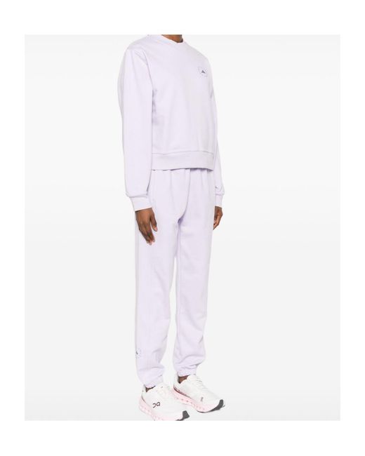 Adidas By Stella McCartney White Logo Sweatshirt