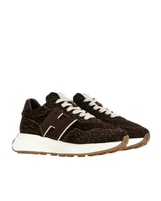 Hogan Black H641 Low-Top Sneakers