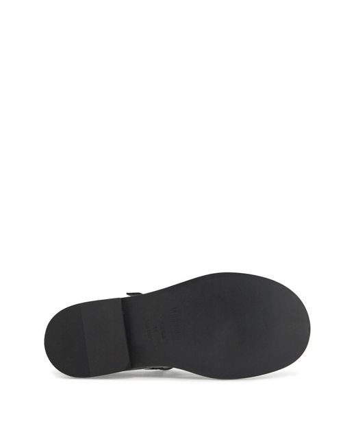 Moschino Black Buckled Mary Jane Shoes