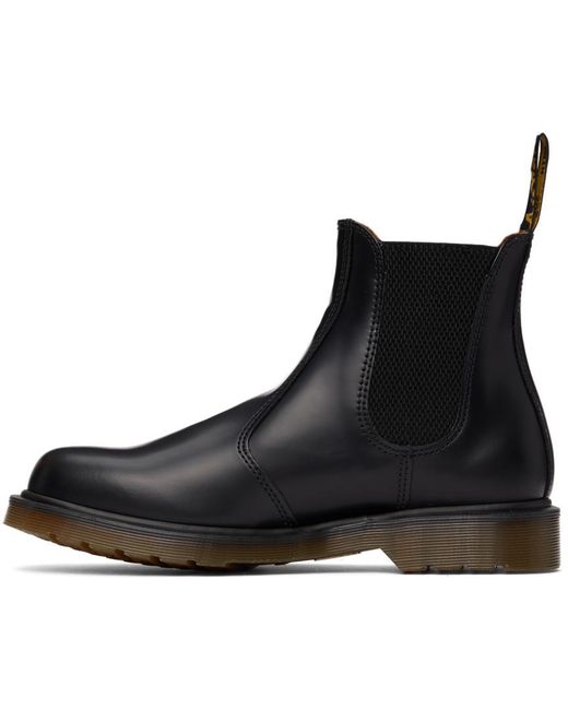 Dr. Martens Black Logo Spliced Ankle Boots for men