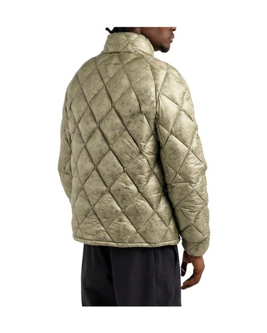 Roa Green Solid Quilted Jacket for men