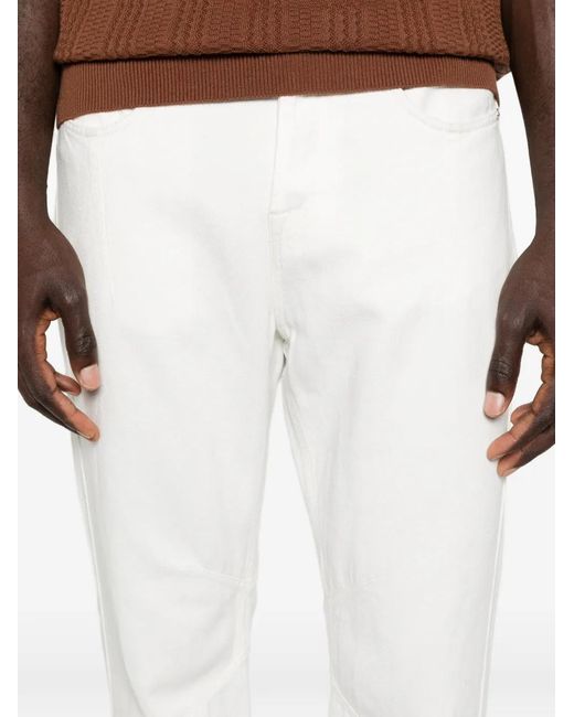 Eleventy White Five-Pockets Jeans for men