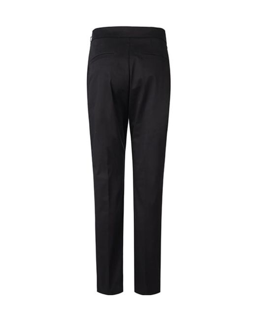 Moncler Black Low-Rise Tailored Trousers