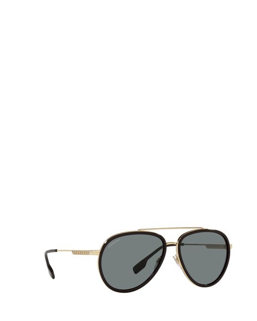 Burberry Metallic Eyewear Aviator-Frame Sunglasses for men