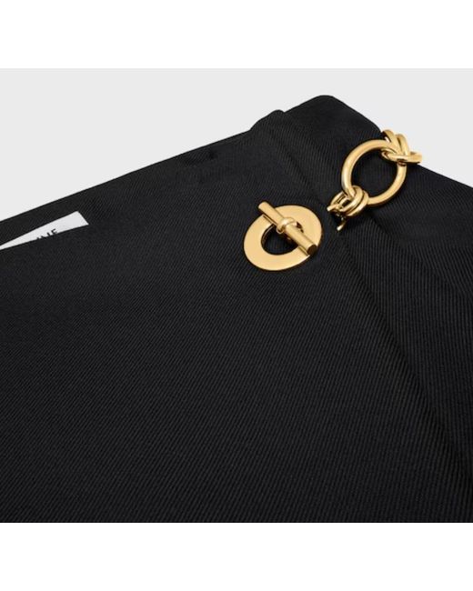 Céline Black Mini Skirt