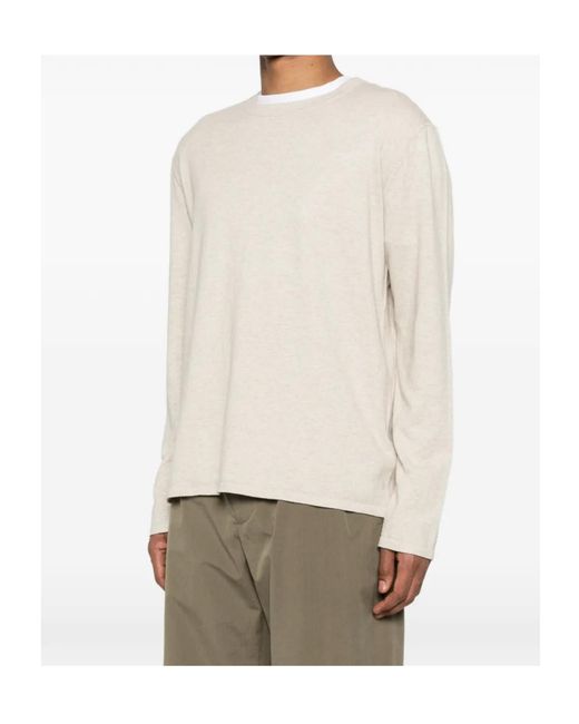 The Row White Long-Sleeved Sweater for men