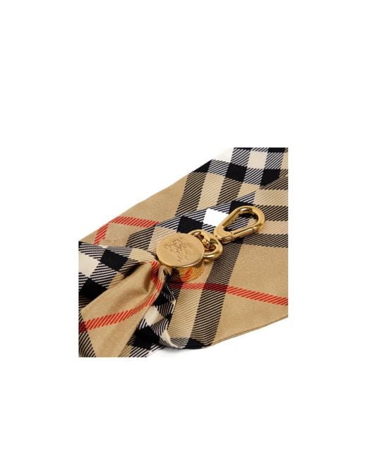 Burberry Metallic Scarf Charm