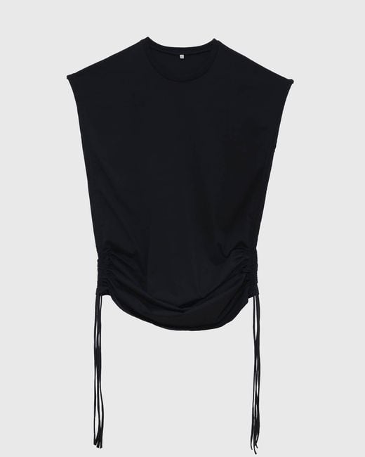 Baserange Black Drawstring Dress