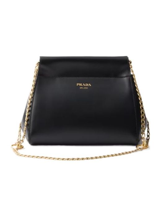 Prada Black Enchaîné Leather Mini Bag
