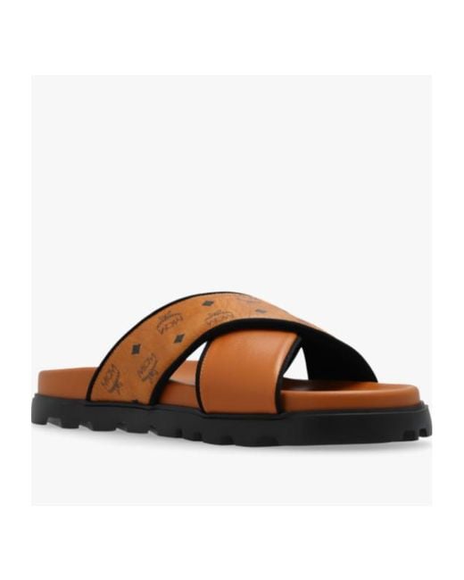 MCM Brown Crossover Broadband Slippers