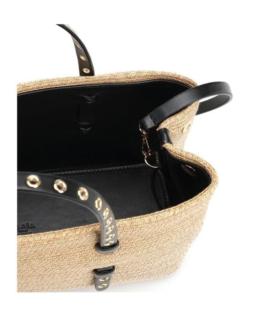 Alaïa Natural Alaïa Mina 25 Top Handle Tote Bag