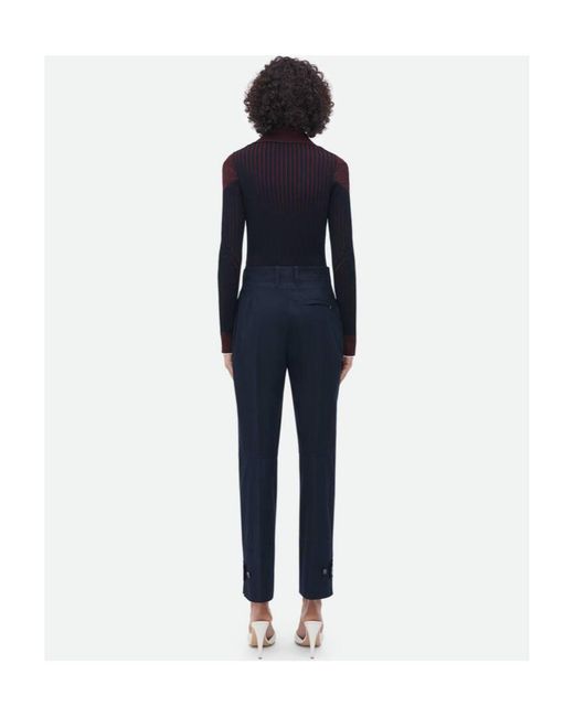 Bottega Veneta Blue Slim-Fit Pants