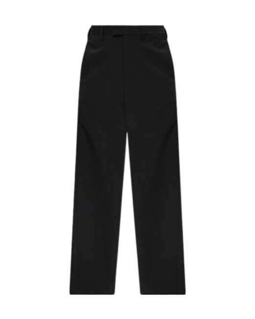 Entire studios Black Welt-Pocket Trousers for men