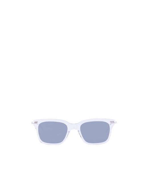 Thom Browne White Eyewear Square Frame Sunglasses for men