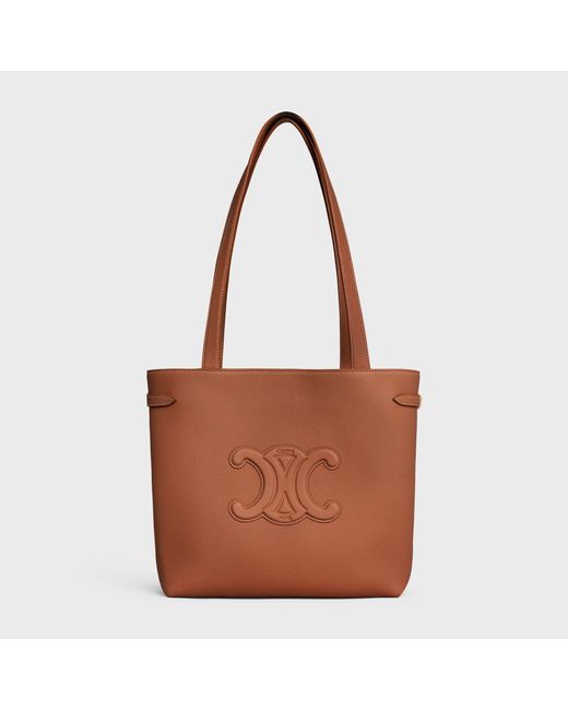Céline Brown Small Cabas Anaïs Cuir Triomphe Shoulder Bag