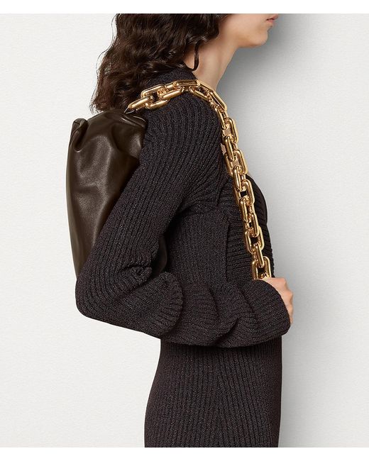 Bottega Veneta Brown The Chain Pouch Shoulder Bag