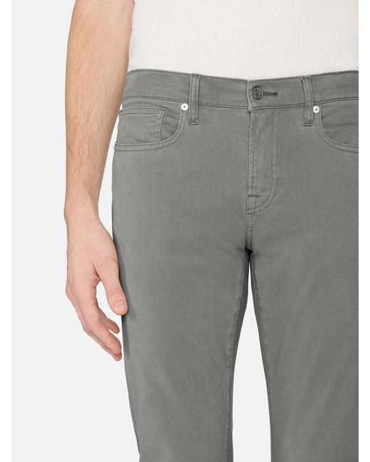 FRAME Gray Straight-Leg Chino Trousers for men