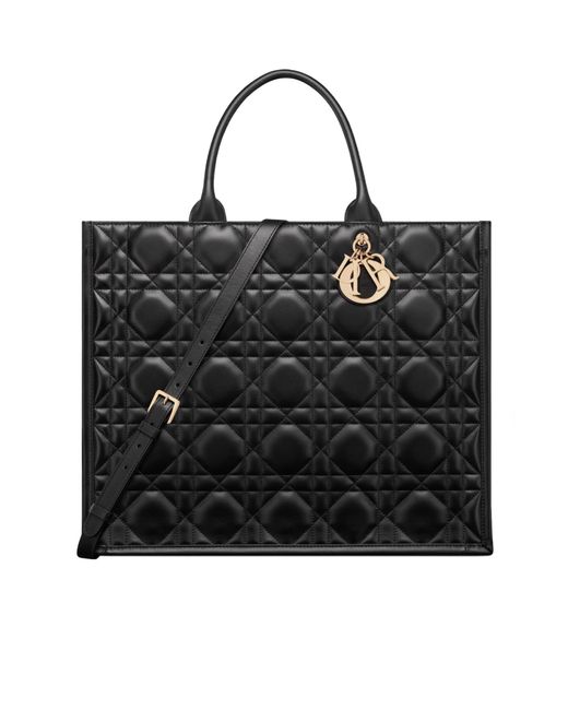 Dior Black Large Book Tote