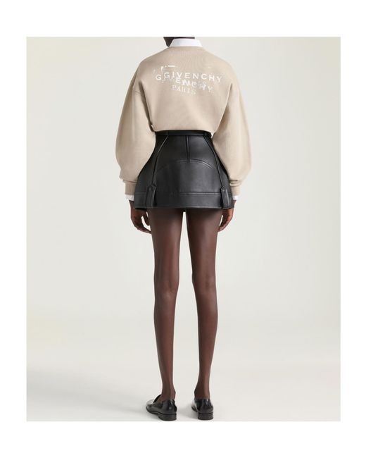 Givenchy Natural Stamp Printed Crewneck Sweatshirt
