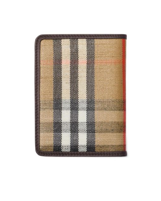 Burberry Metallic Highlands Passport Holder