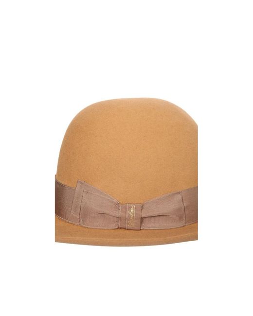 Borsalino White Logo Hat