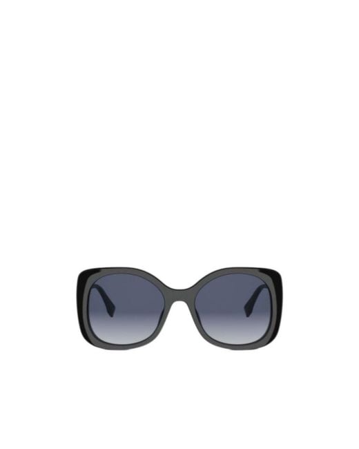 Fendi Blue Eyewear Square Frame Sunglasses