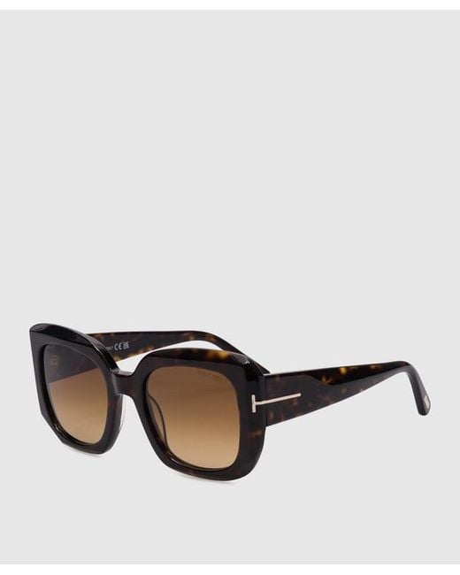 Tom Ford Black Eyewear Square Frame Sunglasses for men