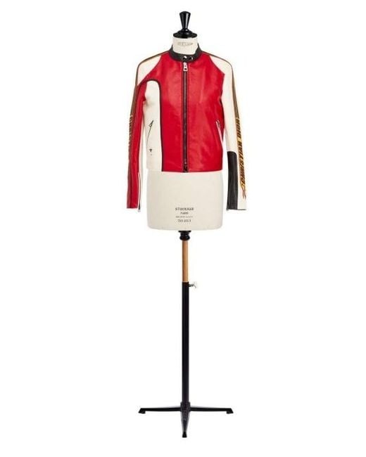 Dior Red Motorcycle Jacket