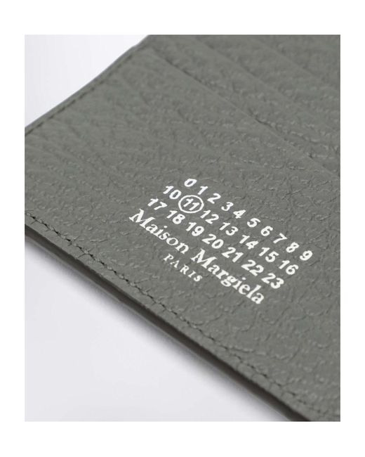 Maison Margiela Black Four Stitches Card Holder for men