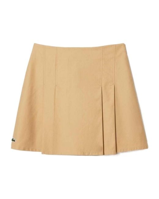 Lacoste Natural Versatile And Gentle Short Skirt