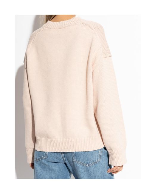 Theory Natural Crewneck Knitted Jumper
