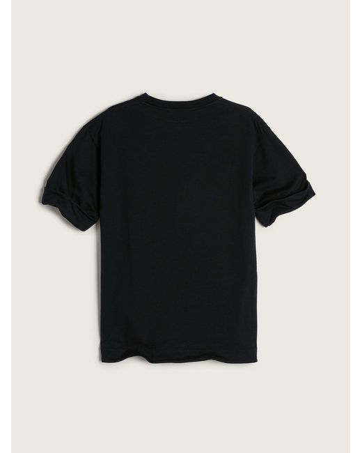 Simone Rocha Black Fitted Wired Turn-Up T-Shirt for men
