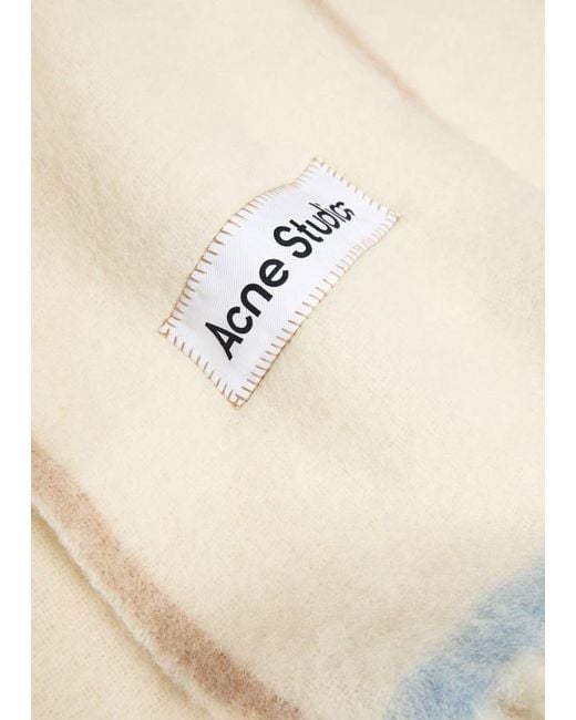 Acne White Jasper Shearling-Lined Suede Loafers