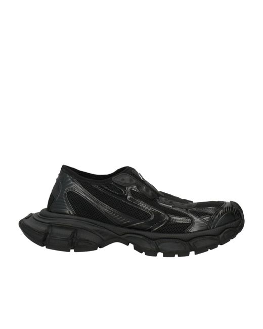 Balenciaga Black Minimalist Platform Sneakers